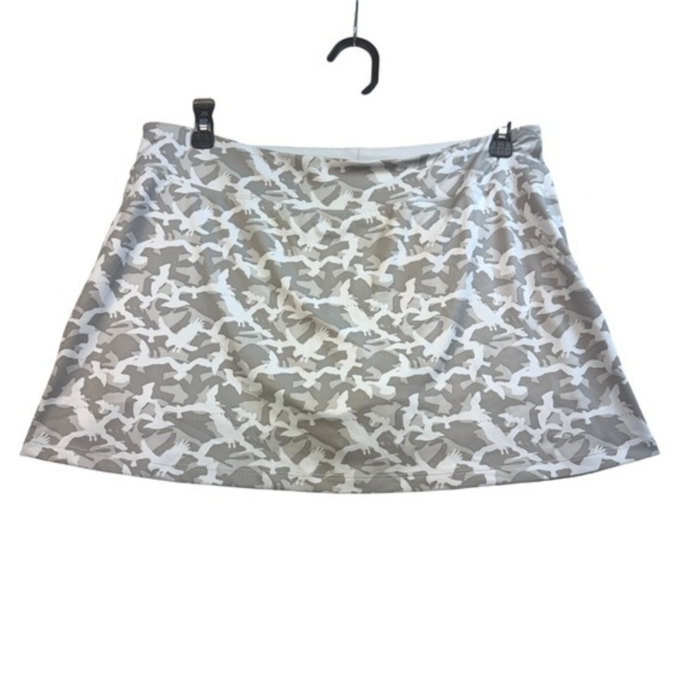 Champion Skort Athletic Bird‎ Print Golf Tennis Activewear Skirt  L Stretch camo